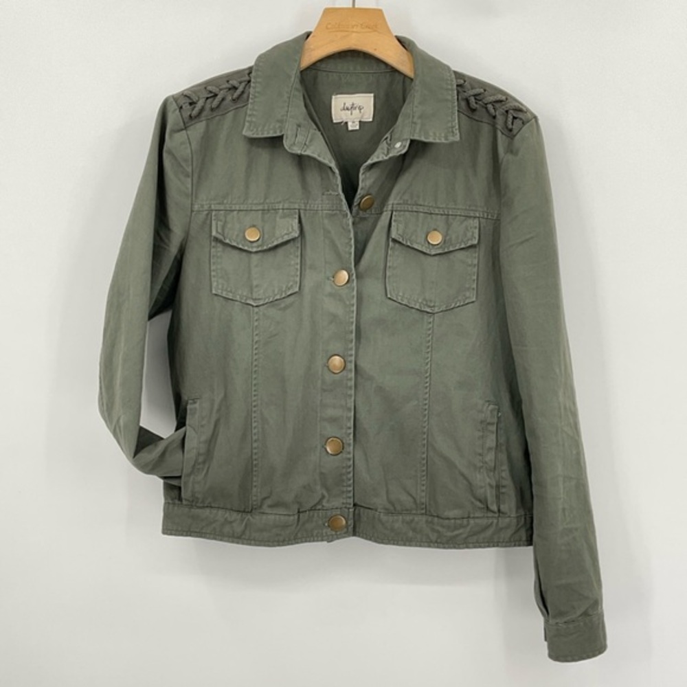 Daytrip Womens Green Waist‎ Jacket Size Medium